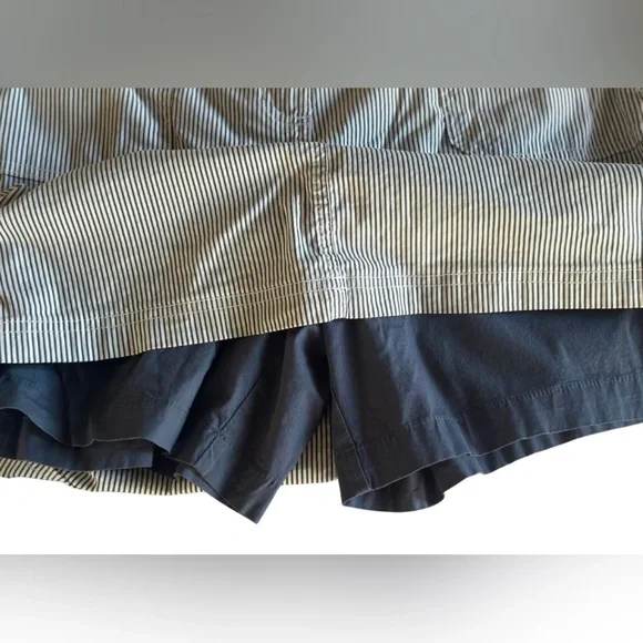 Karen Scott Blue and White Stripe Skort - Picture 8 of 8